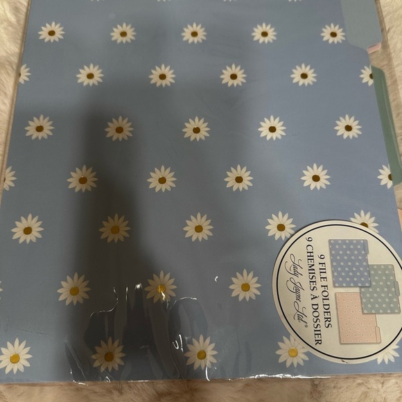 Other - Blue Daisy File Folders